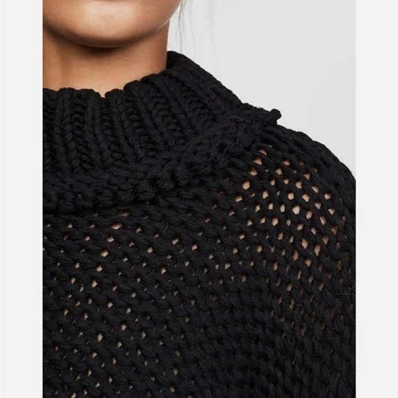 Free People Charcoal Knit Sweater - Picture 2 of 10